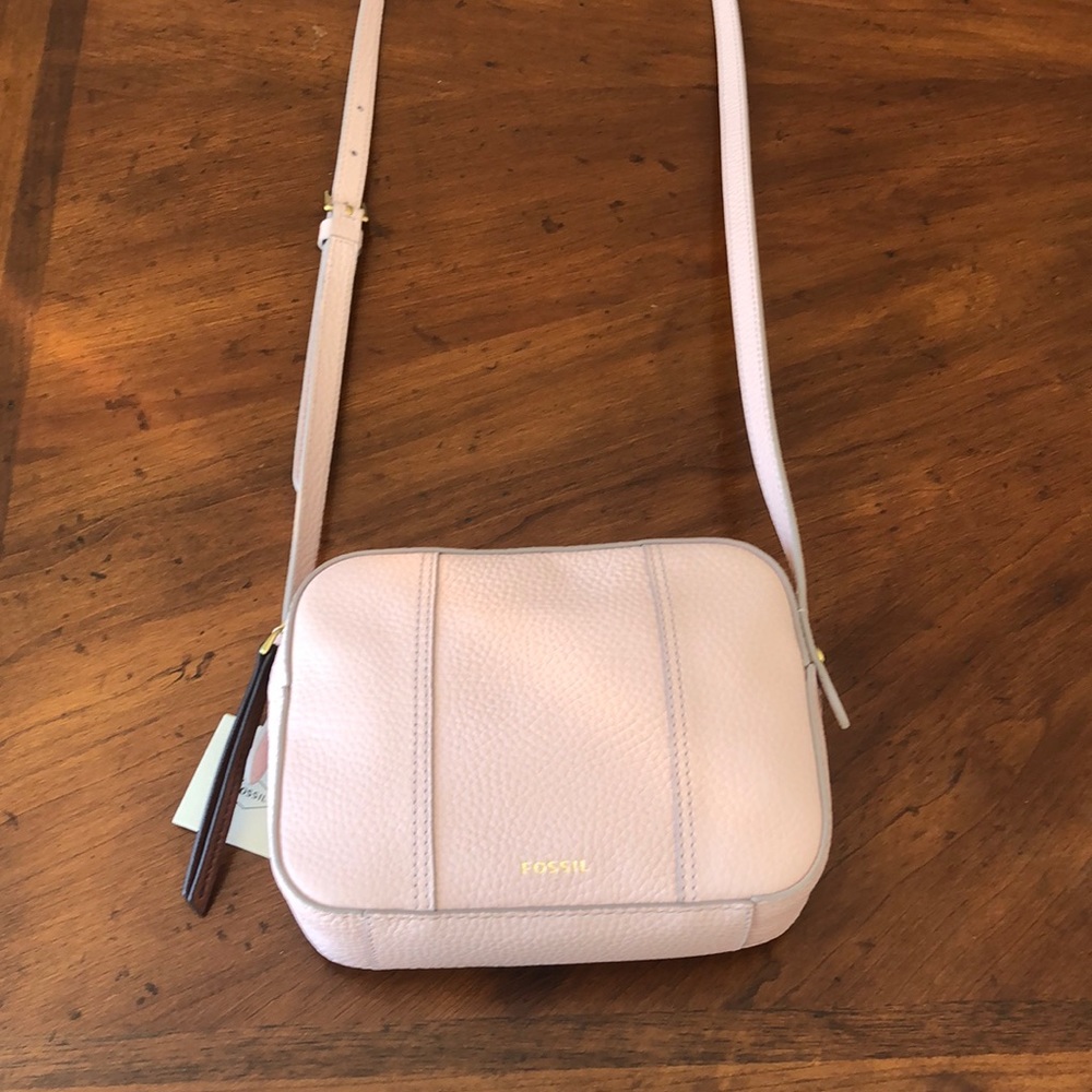 Fossil pink Gemma camera bag